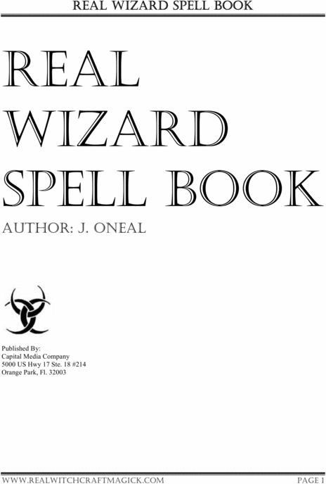 Product picture Real Wizard Spell Book